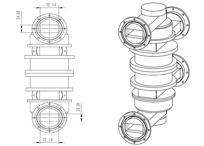 dual channel rotary joint