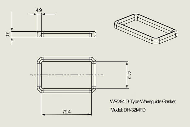 DH-32MFD for WR284 WG D-type Gasket