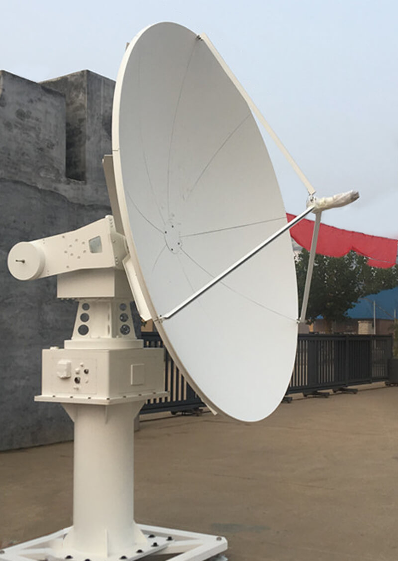 low/medium earth orbit satellite tracking antenna