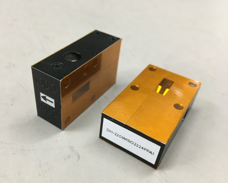 Slim Type Waveguide Isolator