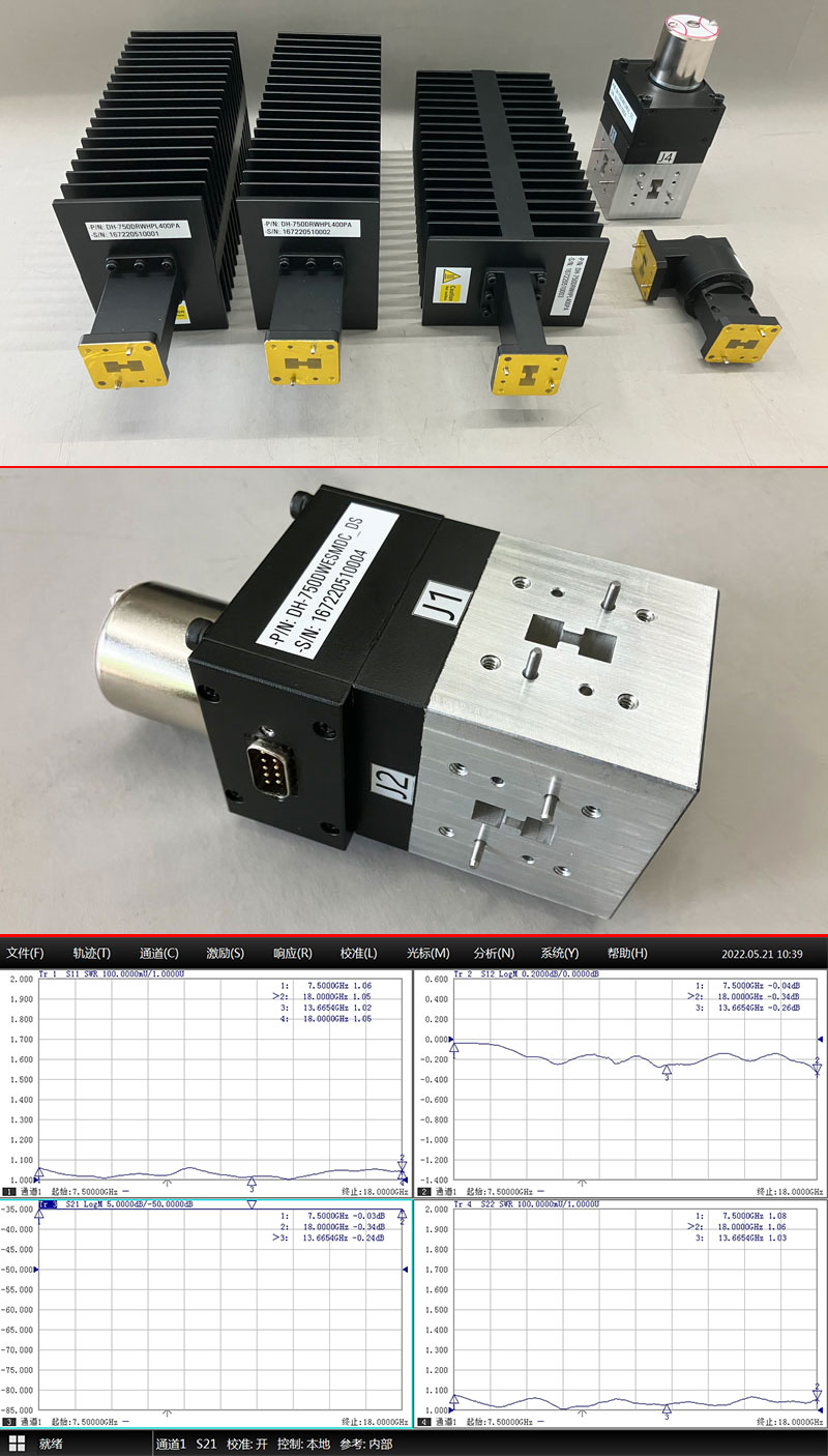 Double Ridge Waveguide Components