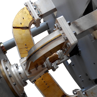 Combined C and Ku band feed assembly built by Dolph Microwave